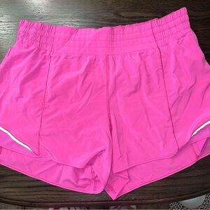 Lululemon Hotty Hot High Rise -Sonic Pink Shorts